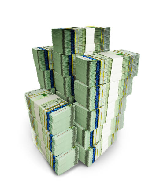 istock stacks of Libyan Dinar notes. 3d rendering on bundles of money 1828630748