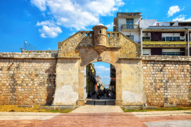 istock Puerta de la tierra in Campeche, Mexico 1828632980