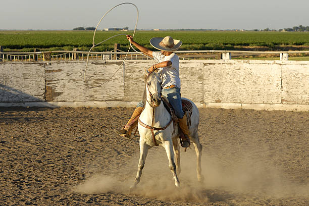 istock Mexican Cowboy in Rural Rodeo Arena 182863562