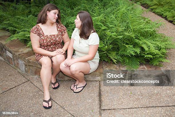 Foto de Womens Questões De Peso e mais fotos de stock de Adolescente - Adolescente, Discussão, Gordo