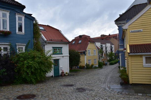 istock Colored houses in Bergen, in Norway 1828644218