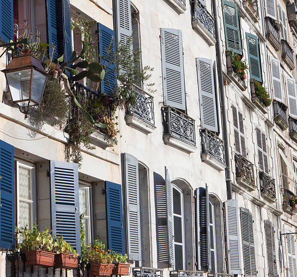 istock Typical house facade in Bayonne, France 182864870