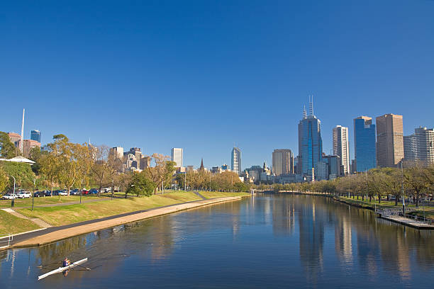 melbourne - yarras edge - fotografias e filmes do acervo