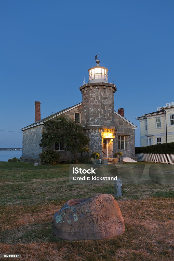 Stonington luz - Foto de stock de Connecticut royalty-free