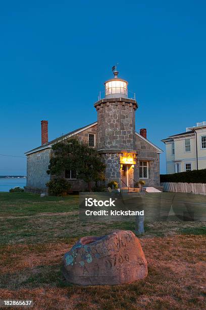 Foto de Stonington Luz e mais fotos de stock de Connecticut - Connecticut, Mystic - Connecticut, Farol - Estrutura construída