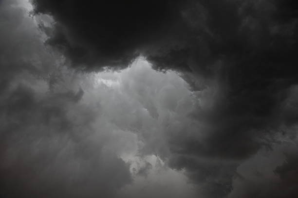 storm - storm cloud storm dramatic sky hurricane stock-fotos und bilder
