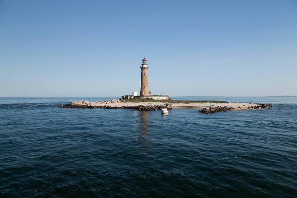 istock Little Gull Island Lighthouse 182866527