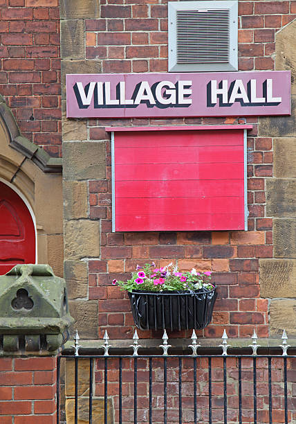 istock uk village hall. 182867092