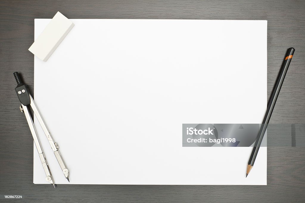 Material de Escritório Moldura - Royalty-free Aberto Foto de stock