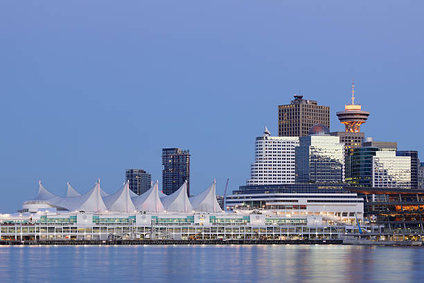 istock The Vancouver skyline reflected off a lake in the evening 182867807