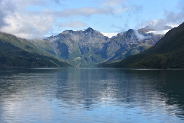 A marvelous lake with mountains, in Norway