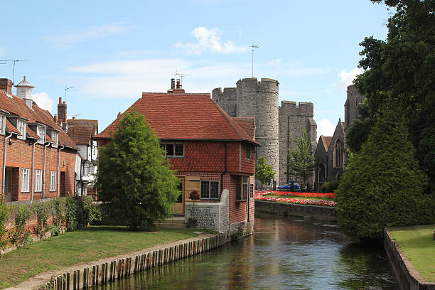 istock River Stour passing through Canterbury, Kent, UK 182869083