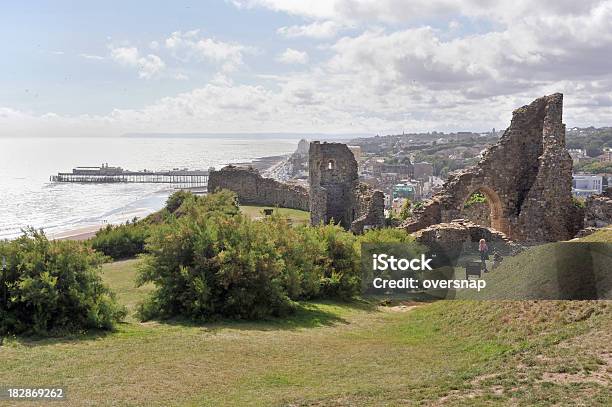 Hastings Замок — стоковые фотографии и другие картинки Гастингс - Гастингс, Замок - строение, Pevensey Castle