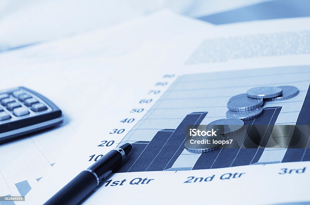 Estadísticas financieras - Foto de stock de Acontecimiento anual libre de derechos