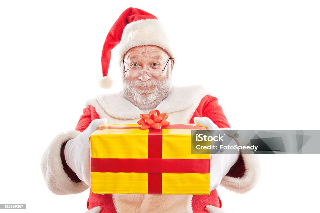 Santa Claus con regalos - Foto de stock de Adulto libre de derechos