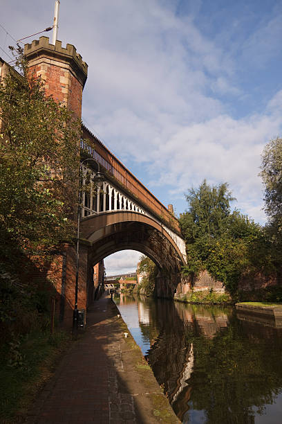 istock Canal cityscape in Manchester, England 182869418