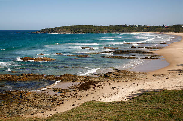 istock Rocky coastline on sunny day 182870060