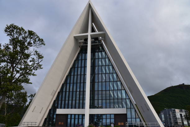 istock The Arctic cathedral of Tromso, in Norway 1828704663