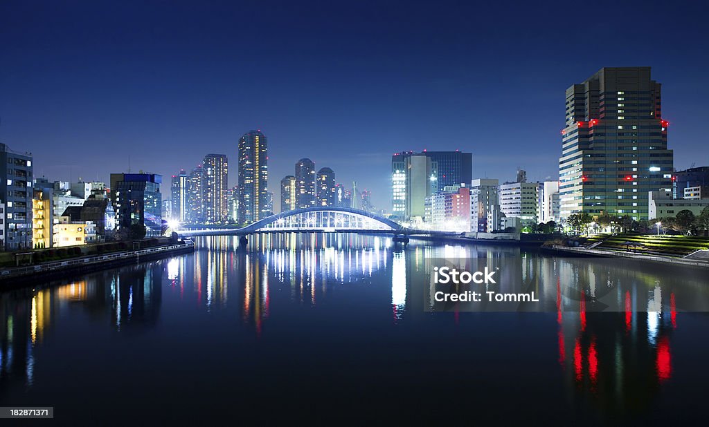 Tokyo Waterfront - Royalty-free Noite Foto de stock