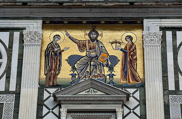 istock Religious Icon on Church in Malta 182871690