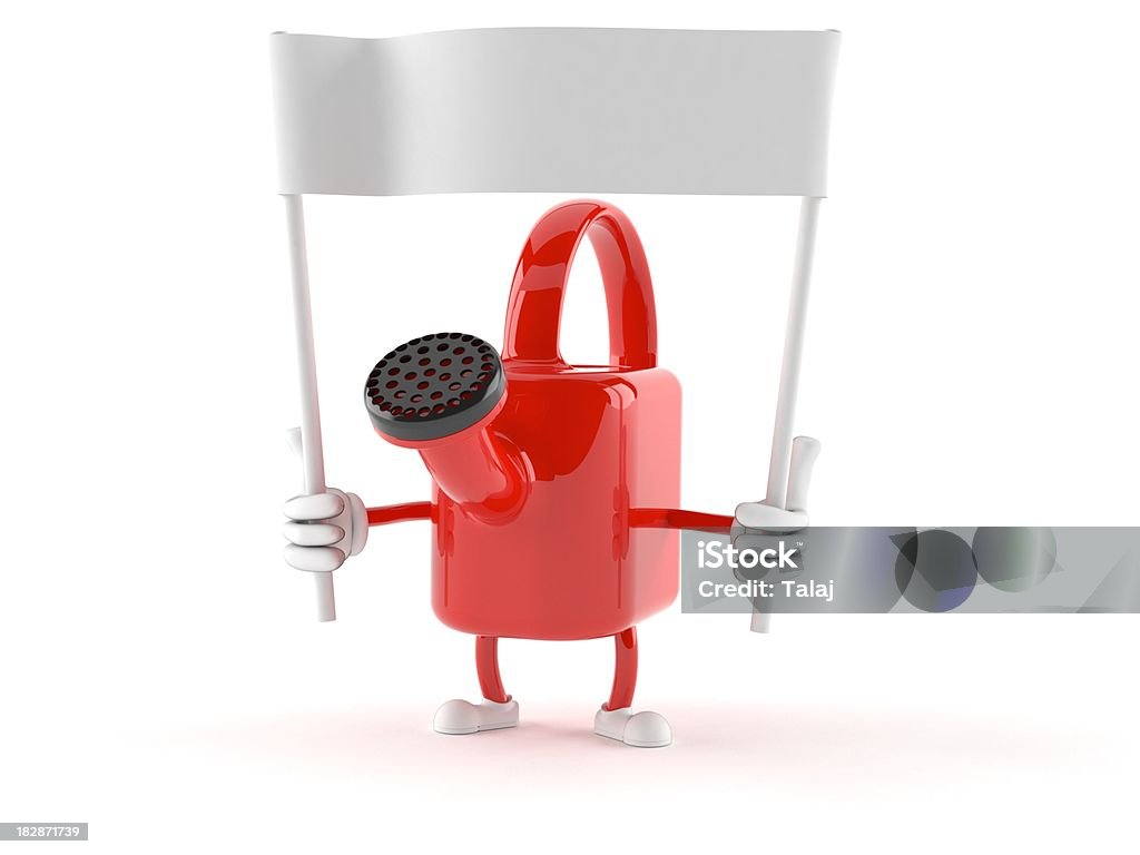 Watering can Watering can concept Characters Stock Photo