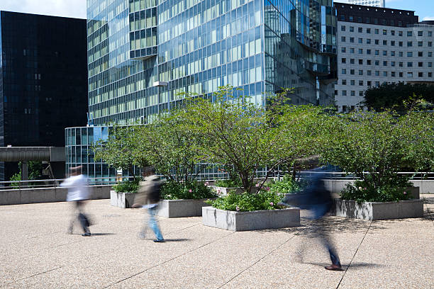 istock People Walking Through Financial District, Blurred Motion, La Defense, Paris 182871760