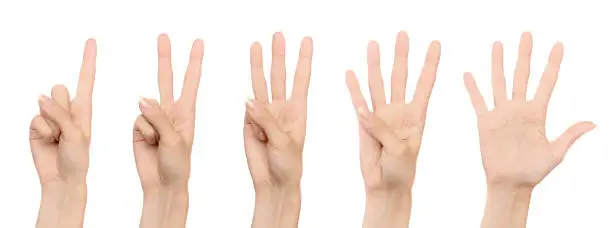 Photo of hands counting