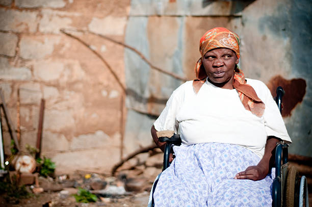 Xhosa Frau im Rollstuhl – Foto