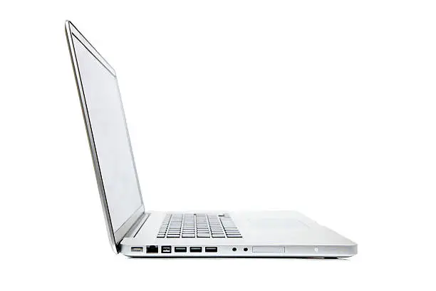 side view of a laptop