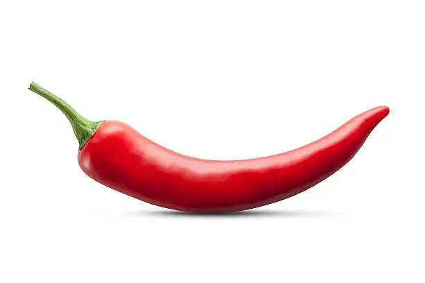 Red chili pepper. Photo with clipping path. Similar photographs from my portfolio: