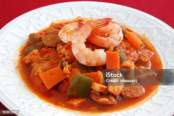 Foto de Jambalaya e mais fotos de stock de Comida Cajun - Comida Cajun, Cultura Crioula, Jantar