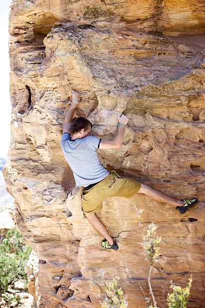 istock colorado rock climbing bouldering 182872801