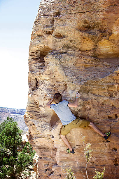 istock colorado rock climbing bouldering 182872809
