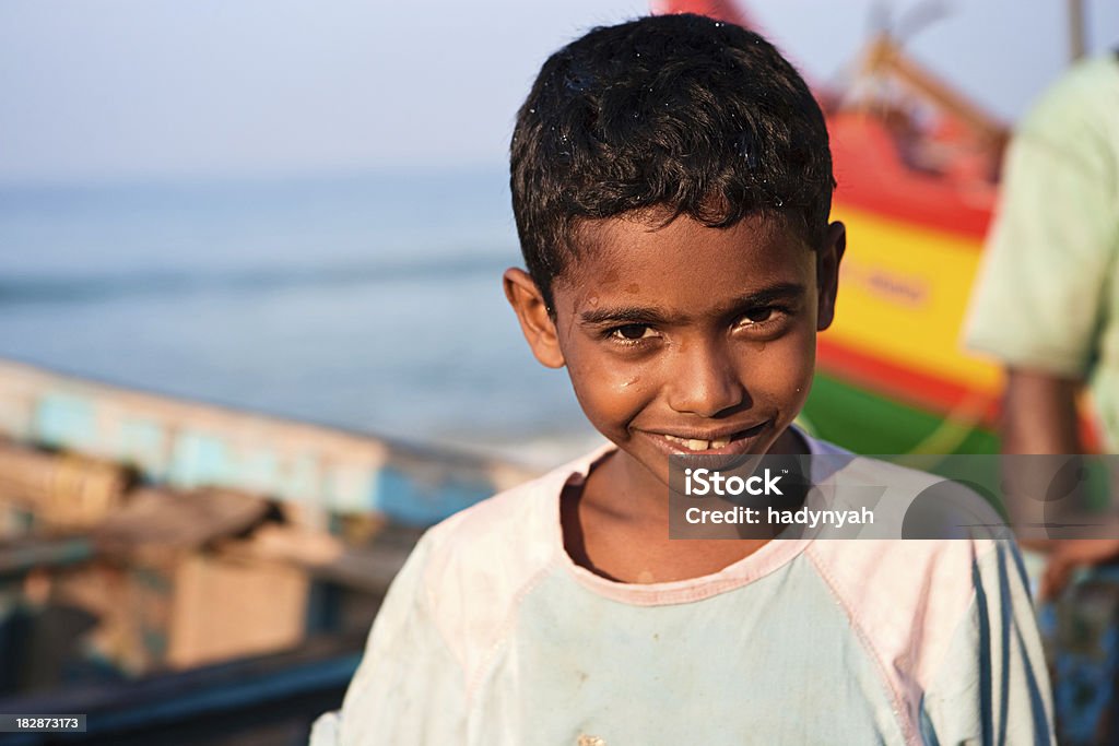 インドの少年ビーチ - 10歳から11歳のロイヤリティフリーストックフォト