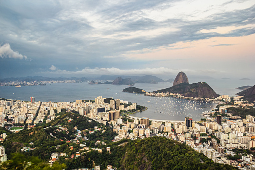 View of Rio de Janerio from Dona Marta Viewpoint - Brazil