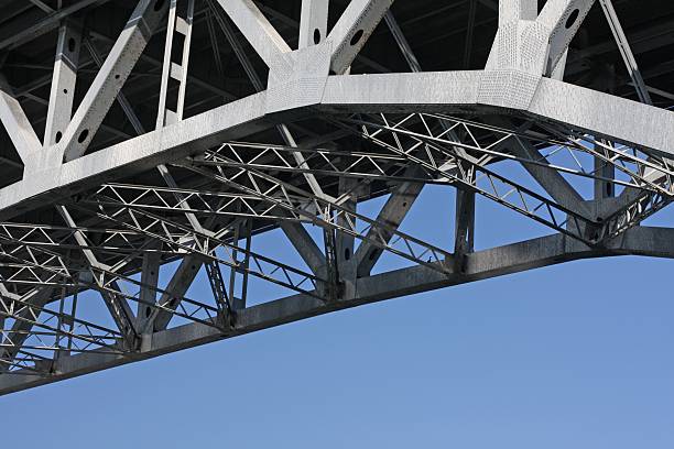 istock Underside of Granville Street Bridge, Vancouver, Canada, Low-Angle View 182873993