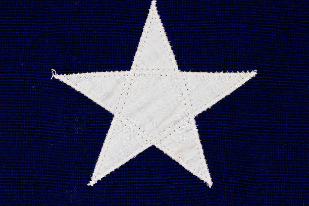 istock Star on an Antique Flag 182874019