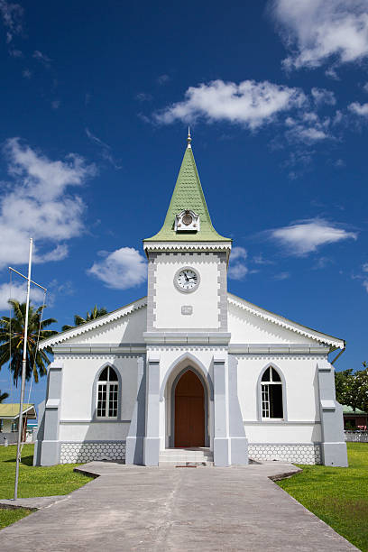 istock Anglican Church on Moorea in French Polynesia 182874051
