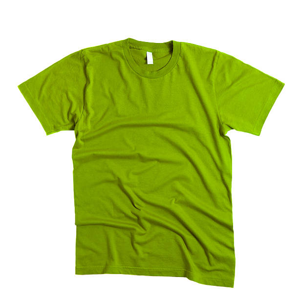 t-shirt verde - green t shirt foto e immagini stock