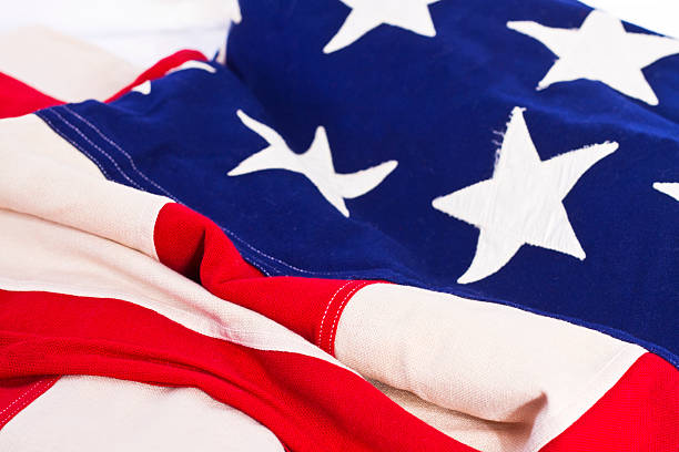 istock Antique American Flag 182874395