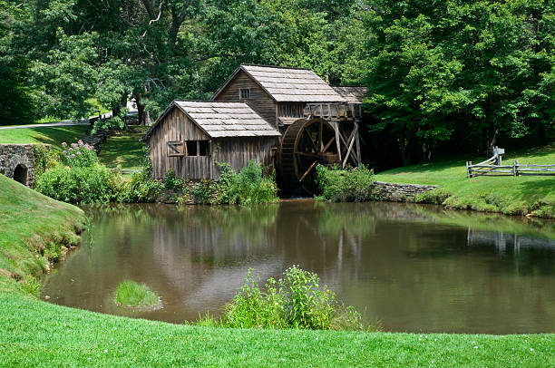 Mabry Mill The Mabry Mill is a popular stop along Virginia's Blue Ridge ParkwayAll images from the Blue Ridge Mountains: skyline drive virginia photos stock pictures, royalty-free photos & images