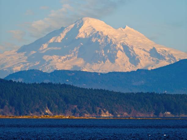 istock Mount Baker in Washington state, seen from the shore of Sidney 1828750900