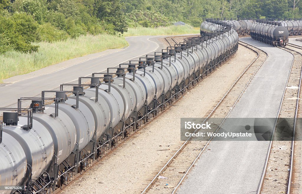 Petroleiro de trem - Foto de stock de Curva - Forma royalty-free