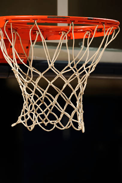 istock Basketball Hoop and Net 182875447
