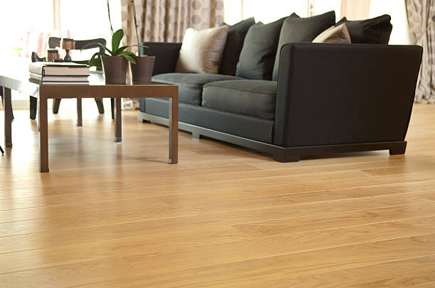 гостиная - oak floor стоковые фото и изображения