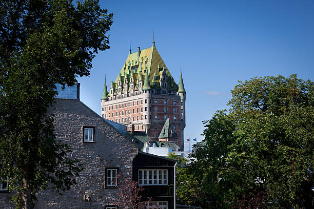 istock Chateau Frontenac at sunset, Quebec city, Canada 182876524