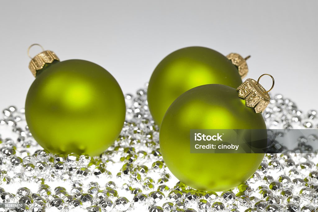 Natal com Bauble maçã verde - Foto de stock de Advento royalty-free