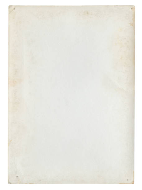 blank paper background isolated (clipping path included) - overstuur fotos stockfoto's en -beelden