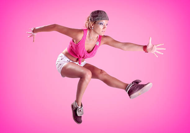 ballerino femmina - dancing hip hop performing arts event artist foto e immagini stock