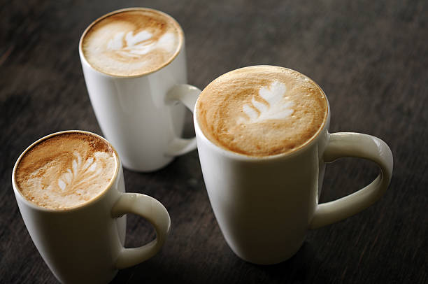 istock Hot Cup of Coffee with Latte Art 182877277
